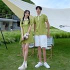 Couple Matching Mini A-line Polo Dress / Polo Shirt / Shorts / Set (various Designs)