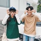 Couple Matching Inset Top Pullover
