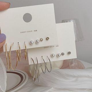 Set: Earring + Ear Stud