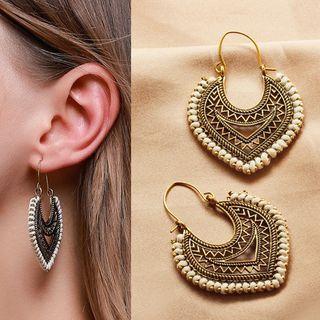 Alloy & Yarn Dangle Earring