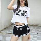 Set: Swim Top + Bikini Top + Shorts+ Pants