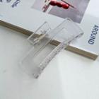 Rectangle Transparent Hair Claw Transparent - One Size