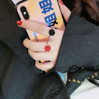 Faux Crystal Disc Ring