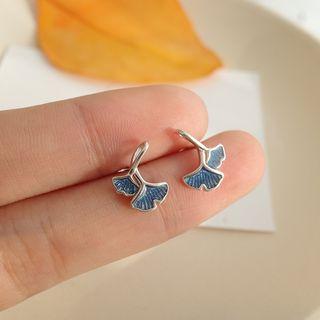 Ginkgo Leaf Stud Earring