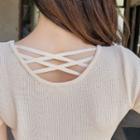 Strappy Knit Top In 7 Colors