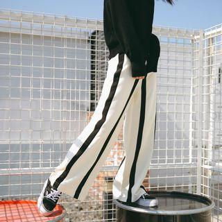 Color Block Wide Leg Pants