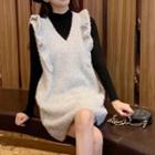 Set: V-neck Tank Top Knit 2-piece