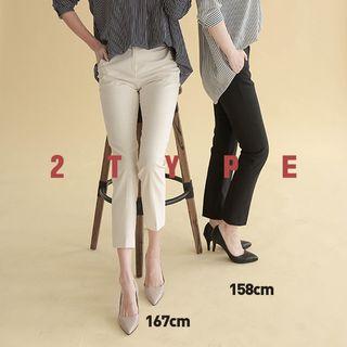 Wrinkle-free Slim-fit Dress Pants In 2 Lengths