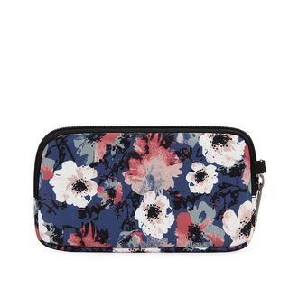 Set: Flower Print Pouch + Mini Crossbody Bag