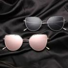Metal-frame Wing-accent Sunglasses
