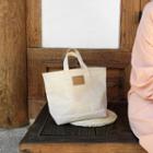Linen Blend Tote Bag