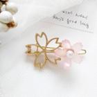 Cherry Blossom Hair Clip Pink - One Size