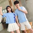 Couple Matching Short-sleeve T-shirt / Mini Skirt / Shorts