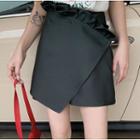 Asymmetrical Ruffled Skort