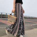 Patterned Wide Leg Pants As Shown In Figure - One Size
