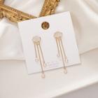Cloud Faux Pearl Alloy Fringed Earring 1 Pair - Gold - One Size