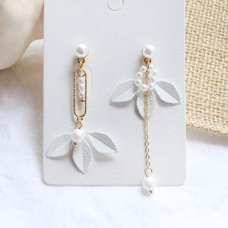 Leaf Drop Earring / Clip On Earring