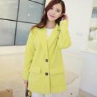 Loose-fit Buttoned Coat