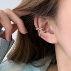 Rhinestone Ear Cuff 1 Pair - One Size