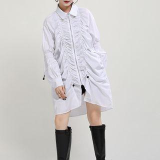 Zip Shirt Dress