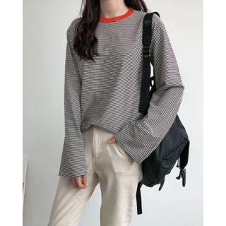 Crewneck Ringer Stripe T-shirt