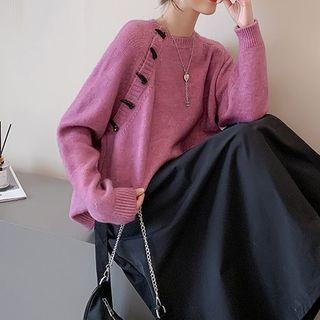 Plain Toggle Sweater