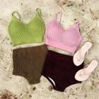 Rib-knit Bikini