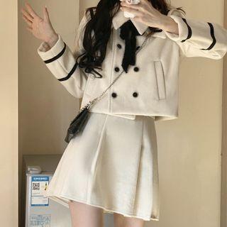 Double Breasted Jacket / Skirt / Set