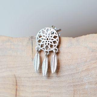 Sterling Silver Dream Catcher Earrings
