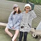 Striped Long Hoodie