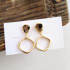 Hollow Drop Earring / Clip-on Earring