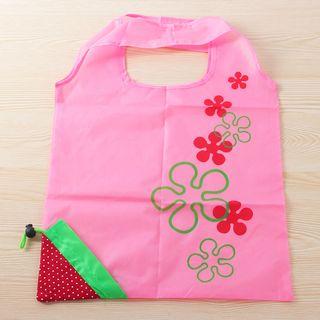 Floral Print Shopping Bag