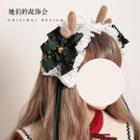Deer Horn / Ribbon Lace Headband / Hair Clip
