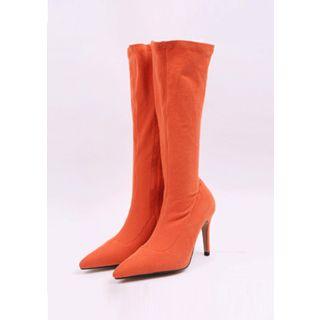 Stiletto-heel Slim-fit Tall Boots