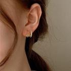 Rhinestone Alloy Star Earring 1 Pair - One Size