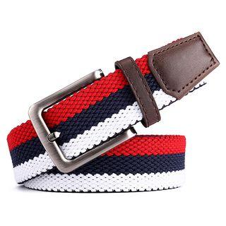 Striped Woven Belt