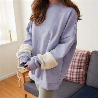 Fleece Trim Sweatshirt