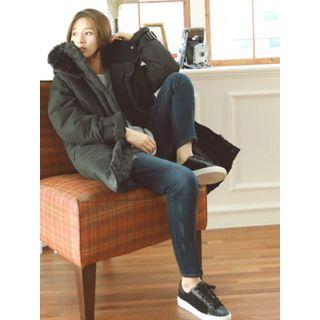 Faux-fur Long Puffer Jacket