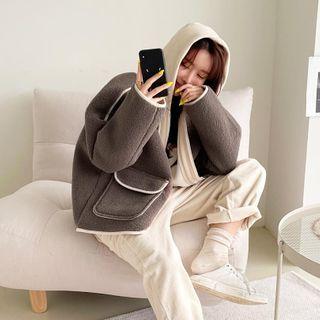Inset Zip Hoodie Dumble Jacket