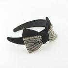 Houndstooth Bow Hair Band