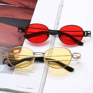 Retro Oval Sunglasses