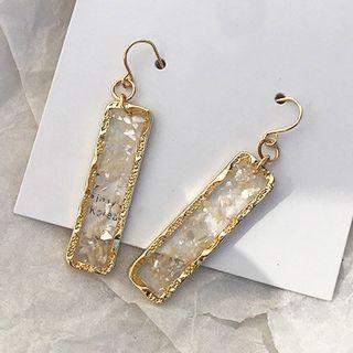 Rectangle Drop Earring As Shown In Figure - One Size