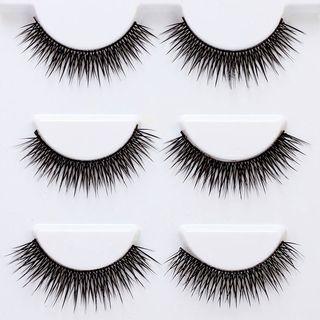 False Eyelashes (3 Pairs) #l14 L14 - One Size