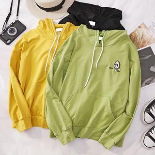 Embroidered Hooded Sweatshirt