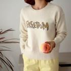 Freedom Sequin Letter Sweater