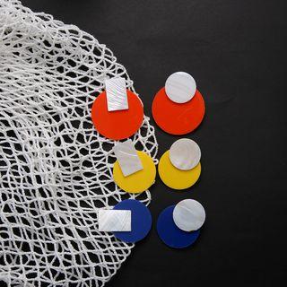 Disc Statement Earring