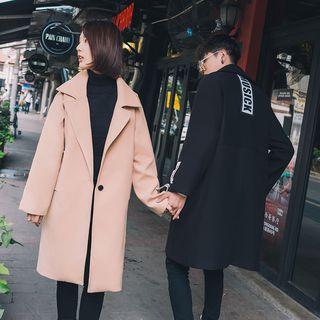 Couple Matching Single-button Lapel Coat