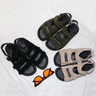 Platform Self Fasten Sandals