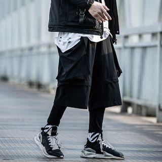Insert Leggings Wide-leg Shorts