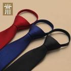 Plain Pre Tied Tie